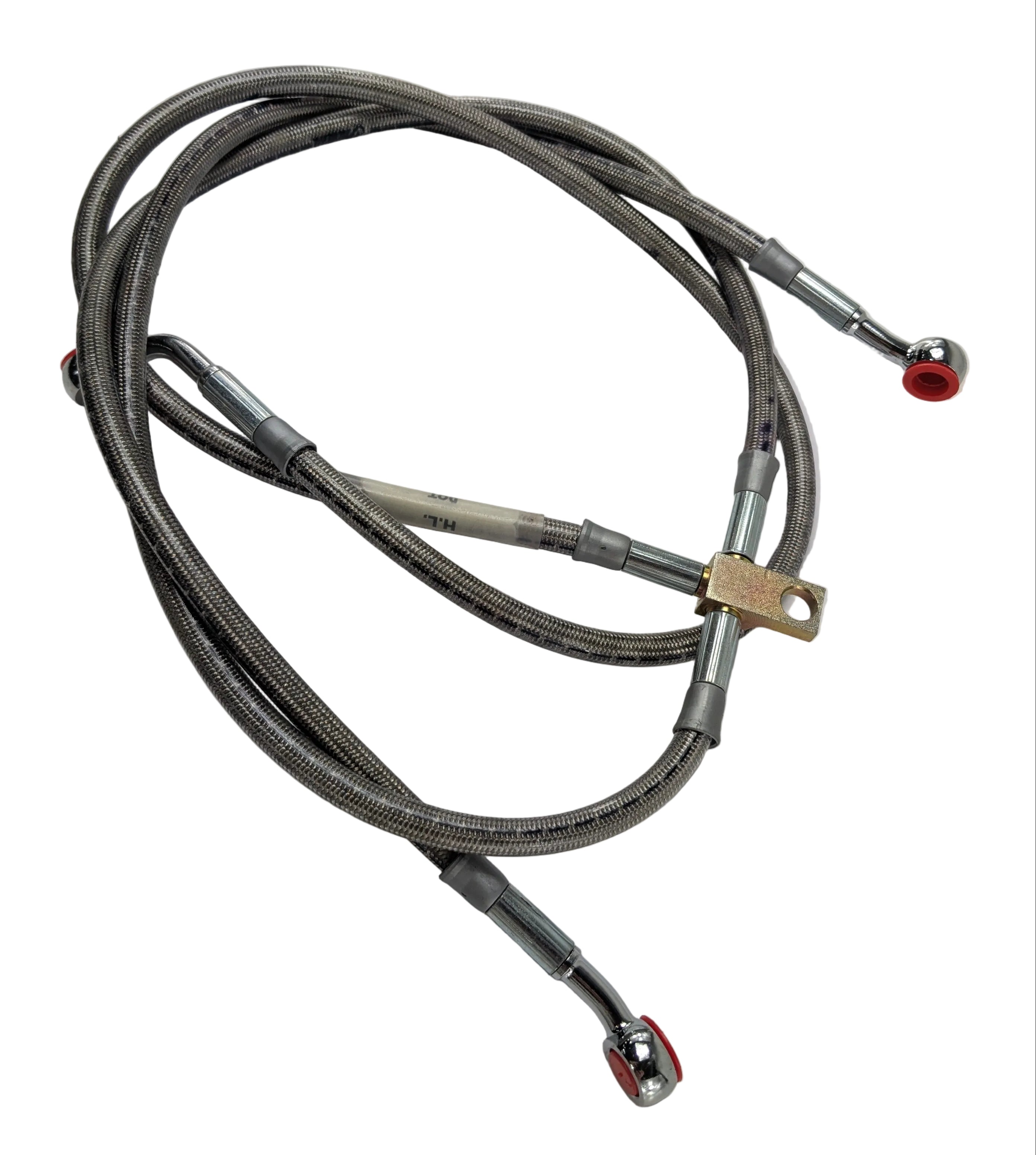 Dual Front Brake Line Hose by Indian
