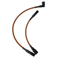 Spark Plug Wires Black / Orange Checkered by Trik Wires