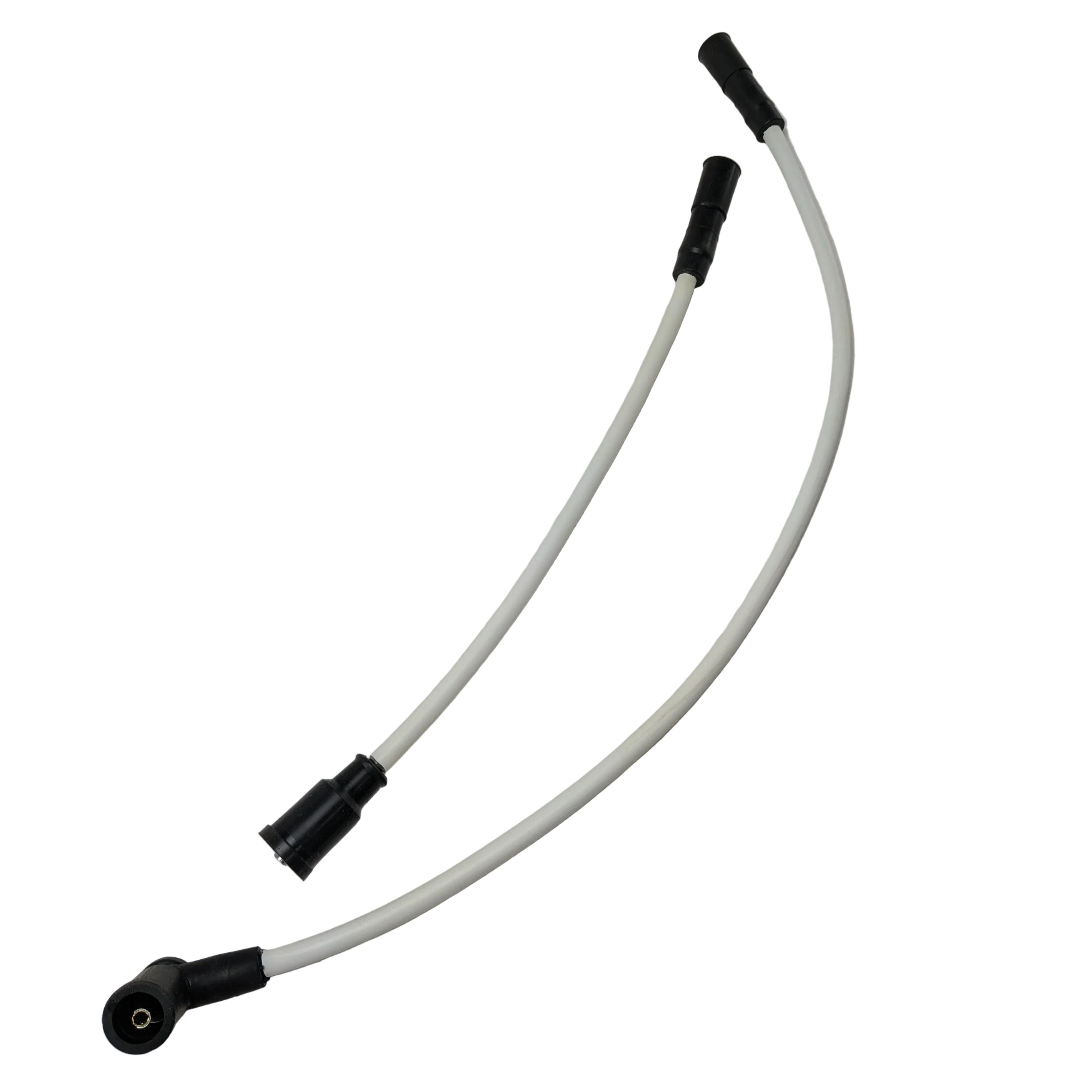 Spark Plug Wires White by Trik Wires