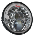 Pathfinder 5 ¾ in. Adaptive LED Headlight (Chrome) by Indian
