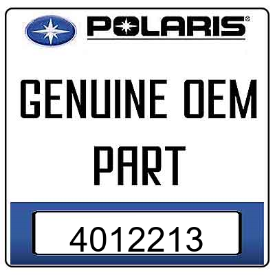 An Image of the Geniune Polaris Logo  reading 'GENUINE OEM PART'4012213