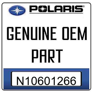 An Image of the Geniune Polaris Logo  reading 'GENUINE OEM PART'N10601266