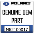 An Image of the Geniune Polaris Logo  reading 'GENUINE OEM PART'N52100017
