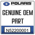 An Image of the Geniune Polaris Logo  reading 'GENUINE OEM PART'N52200001