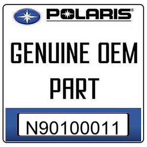 An Image of the Geniune Polaris Logo  reading 'GENUINE OEM PART'N90100011