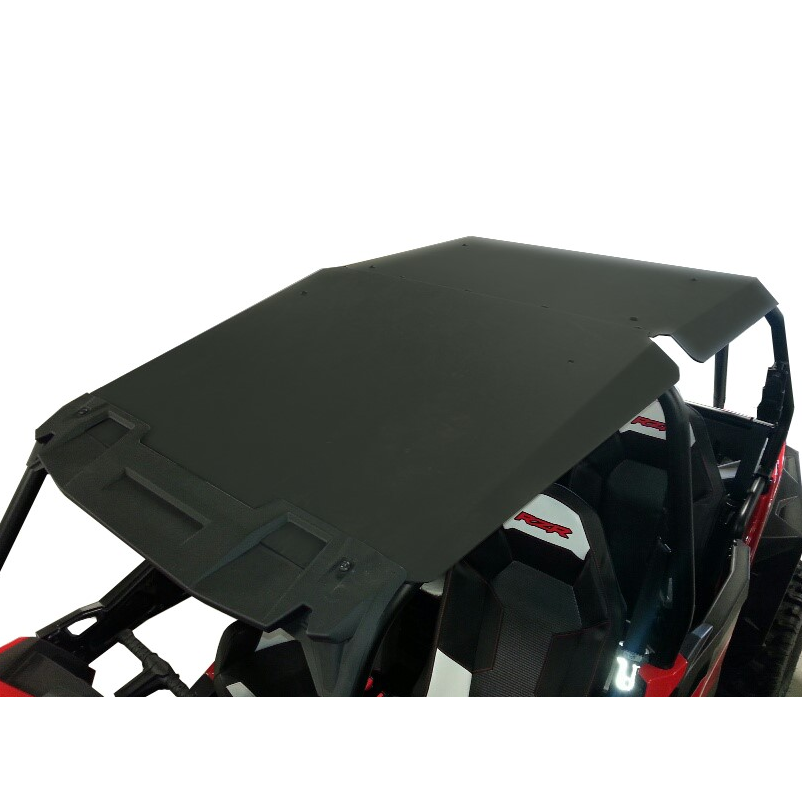 Polaris RZR 4 900_1000 Abs Hard Plastic Roof by Spike - 88-4400ABS - Exterior Driver Side Above Behicle Close Up View