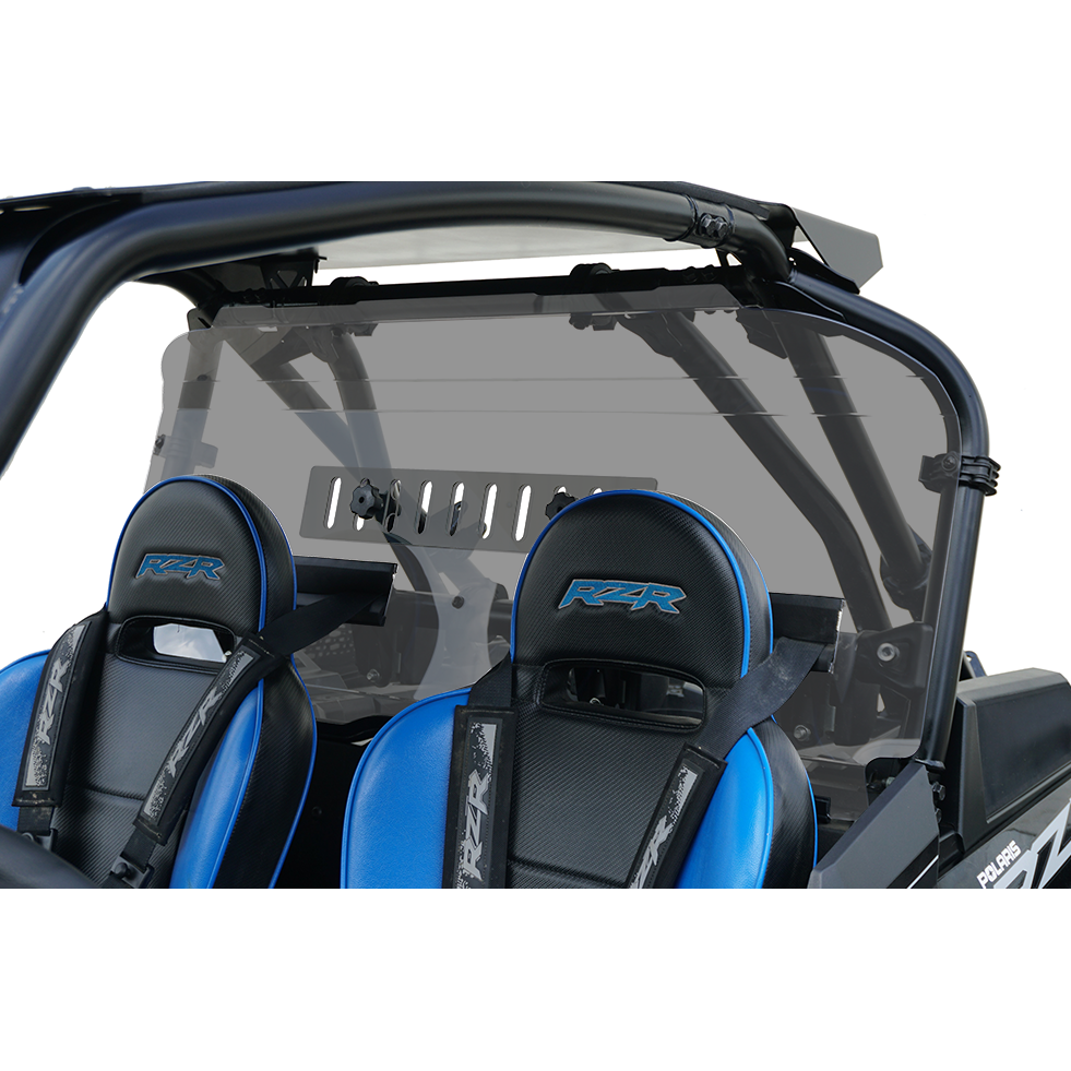 Polaris RZR Xp Turbo S  Rear Windshield Tinted by Spike - 77-4300-R-T - Interior Driver Side Close Up View
