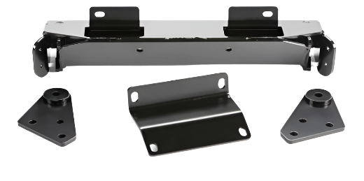 Polaris Sportsman Front Snow Plow Mount by WARN - 108268 - Whole Kit View