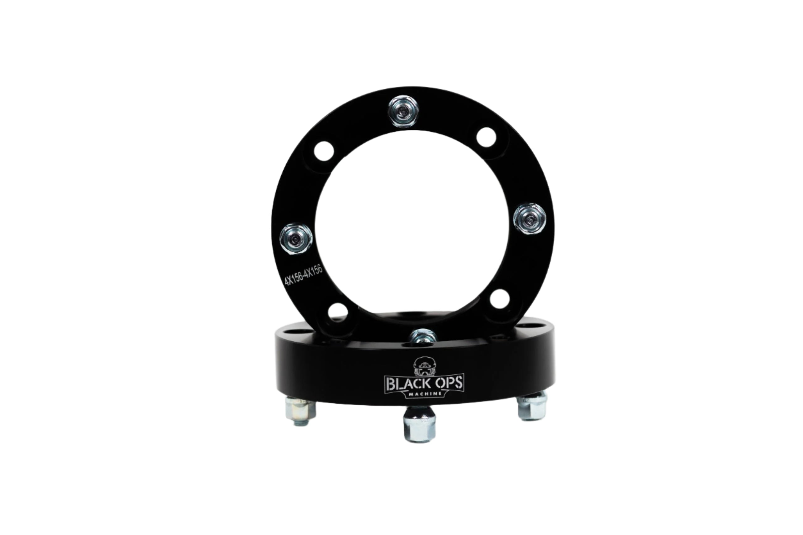 Polaris 1.5in Wheel Spacers by Black Ops Machine - 08-10-15 - Front View