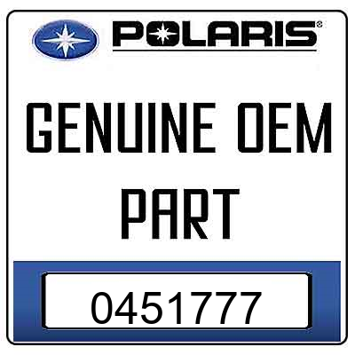 An Image of the Genuine Polaris Logo reading 'GENUINE OEM PART' 0451777