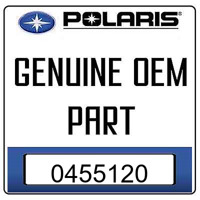 An Image of the Genuine Polaris Logo reading 'GENUINE OEM PART' 0455120