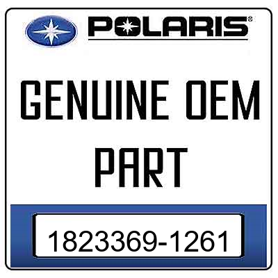 An Image of the Genuine Polaris Logo  reading 'GENUINE OEM PART' 1823369-1261