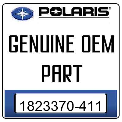 An Image of the Genuine Polaris Logo  reading 'GENUINE OEM PART' 1823370-411