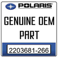 An Image of the Genuine Polaris Logo  reading 'GENUINE OEM PART' 2203681-266