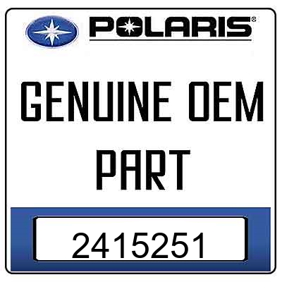 An Image of the Genuine Polaris Logo  reading 'GENUINE OEM PART' 2415251