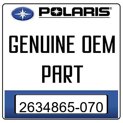 An Image of the Genuine Polaris Logo reading 'GENUINE OEM PART' 2634865-070