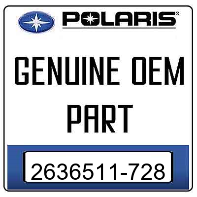 An Image of the Genuine Polaris Logo reading 'GENUINE OEM PART' 2636511-728