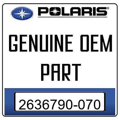 An Image of the Genuine Polaris Logo reading 'GENUINE OEM PART' 2636790-070