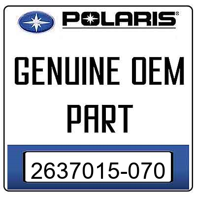 An Image of the Genuine Polaris Logo reading 'GENUINE OEM PART' 2637015-070