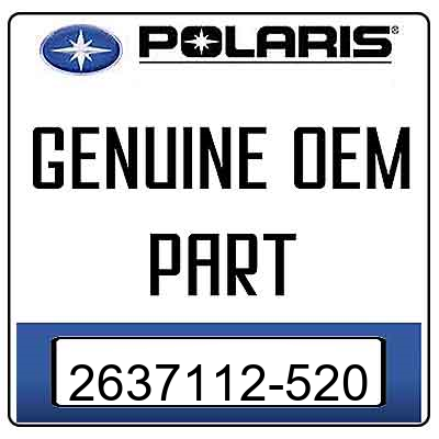 An Image of the Genuine Polaris Logo reading 'GENUINE OEM PART' 2637112-520
