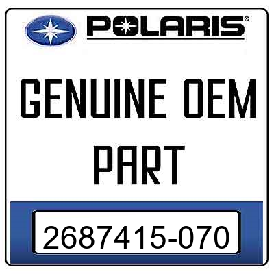 An Image of the Genuine Polaris Logo reading 'GENUINE OEM PART' 2687415-070