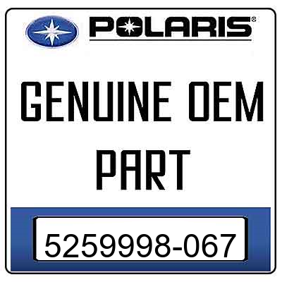 An Image of the Genuine Polaris Logo reading 'GENUINE OEM PART' 5259998-067