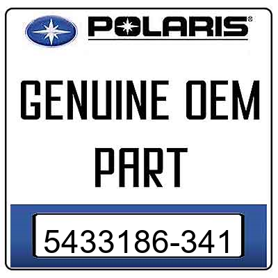 An Image of the Genuine Polaris Logo  reading 'GENUINE OEM PART' 5433186-341