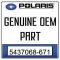 An Image of the Genuine Polaris Logo  reading 'GENUINE OEM PART' 5437068-671