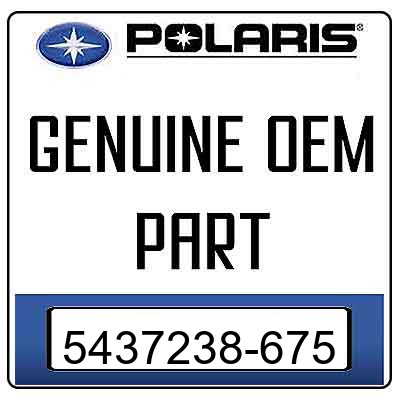 An Image of the Genuine Polaris Logo  reading 'GENUINE OEM PART' 5437238-675