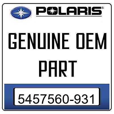 An Image of the Genuine Polaris Logo  reading 'GENUINE OEM PART' 5457560-931