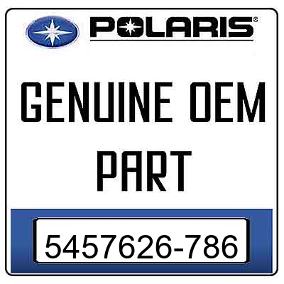 An Image of the Genuine Polaris Logo  reading 'GENUINE OEM PART' 5457626-786