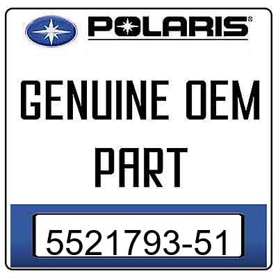 An Image of the Genuine Polaris Logo reading 'GENUINE OEM PART' 5521793-51