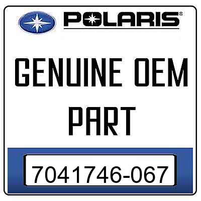 An Image of the Genuine Polaris Logo  reading 'GENUINE OEM PART' 7041746-067