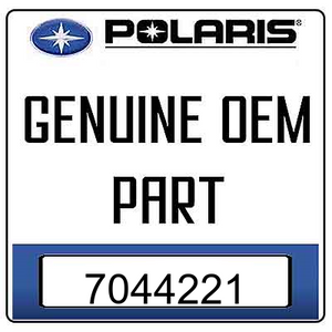 An Image of the Genuine Polaris Logo  reading 'GENUINE OEM PART' 7044221