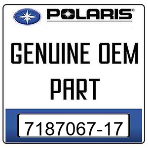 An Image of the Genuine Polaris Logo  reading 'GENUINE OEM PART' 7187067-17