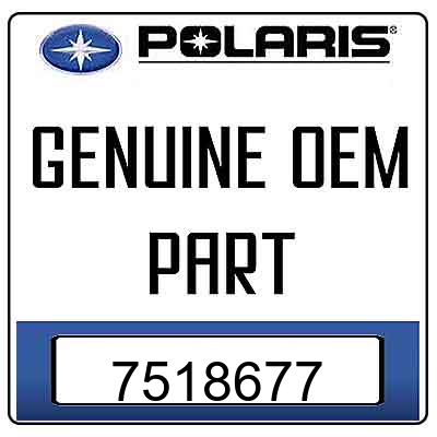 An Image of the Genuine Polaris Logo reading 'GENUINE OEM PART' 7518677