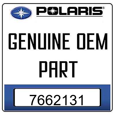An Image of the Genuine Polaris Logo  reading 'GENUINE OEM PART' 7662131