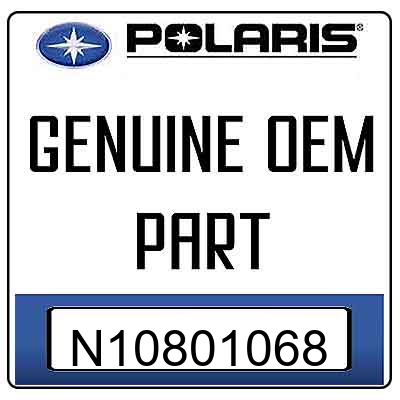 An Image of the Genuine Polaris Logo  reading 'GENUINE OEM PART' N10801068