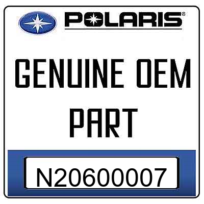 An Image of the Genuine Polaris Logo  reading 'GENUINE OEM PART' N20600007