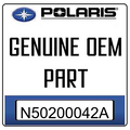 An Image of the Genuine Polaris Logo  reading 'GENUINE OEM PART' N50200042A