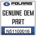 An Image of the Genuine Polaris Logo  reading 'GENUINE OEM PART' N51100016