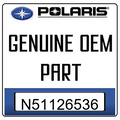 An Image of the Genuine Polaris Logo  reading 'GENUINE OEM PART' N51126536