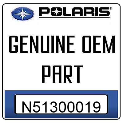 An Image of the Genuine Polaris Logo  reading 'GENUINE OEM PART' N51300019
