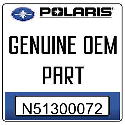 An Image of the Genuine Polaris Logo  reading 'GENUINE OEM PART' N51300072