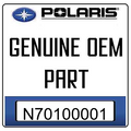 An Image of the Genuine Polaris Logo  reading 'GENUINE OEM PART' N70100001