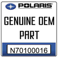 An Image of the Genuine Polaris Logo  reading 'GENUINE OEM PART' N70100016