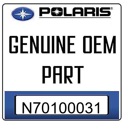 An Image of the Genuine Polaris Logo  reading 'GENUINE OEM PART' N70100031