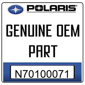 An Image of the Genuine Polaris Logo  reading 'GENUINE OEM PART' N70100071