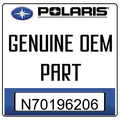 An Image of the Genuine Polaris Logo  reading 'GENUINE OEM PART' N70196206