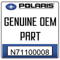 An Image of the Genuine Polaris Logo  reading 'GENUINE OEM PART' N71100008